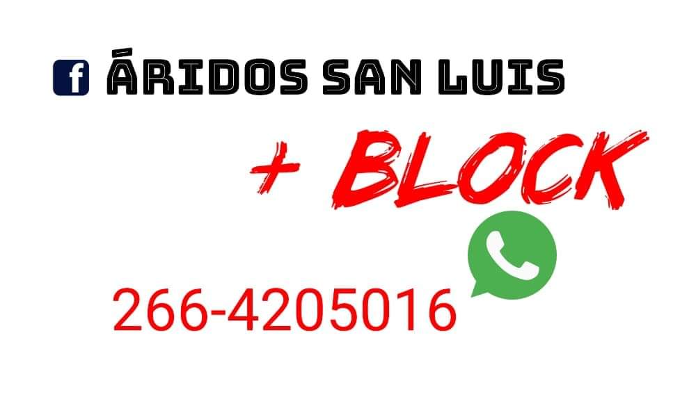 Aridos San Luis + blocks