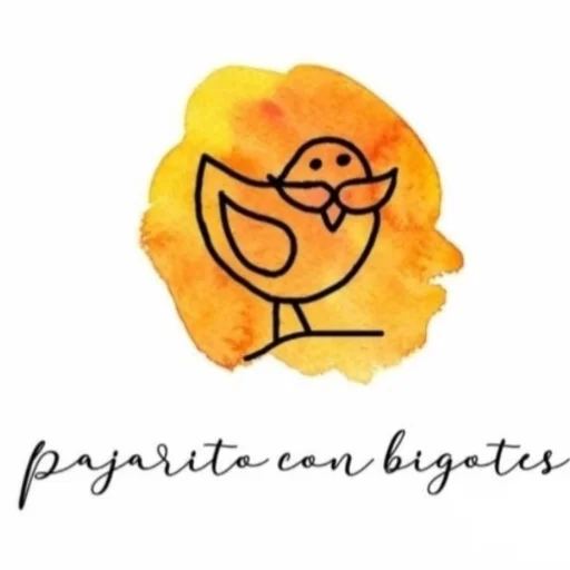 Pajarito con bigotes