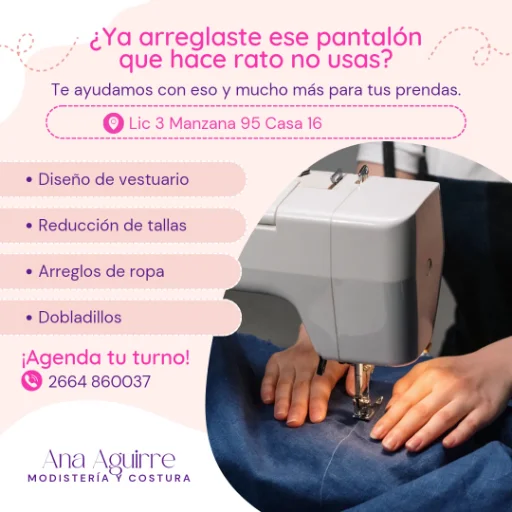 Ana Aguirre costura y confección