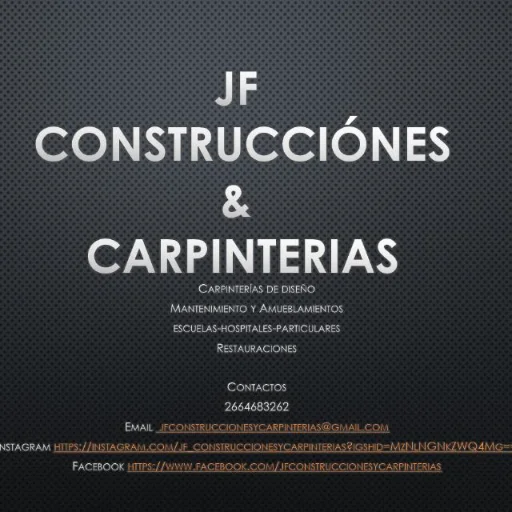 Jf carpinterias y mantenimientos