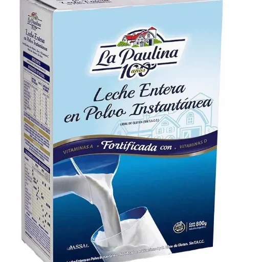 LECHE EN POLVO LA PAULINA EN CAJA X800GS