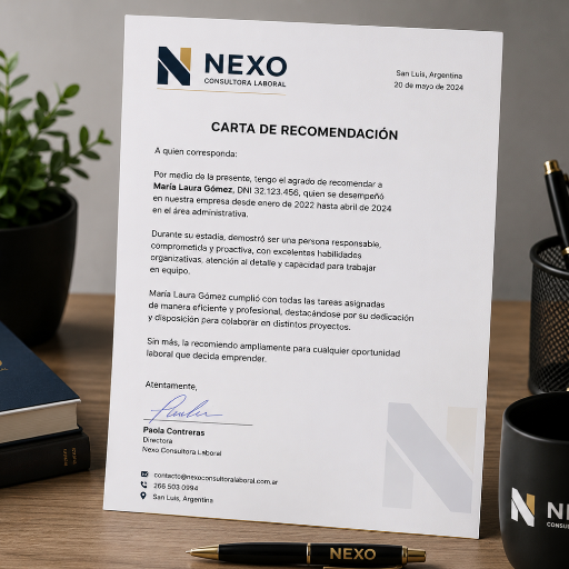 Carta de Presentación Laboral