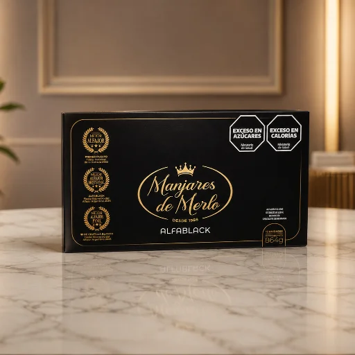 Caja de Alfajores Alfablack x 12 unidades