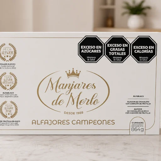 Caja de Alfajores Campeones x 12 unidades