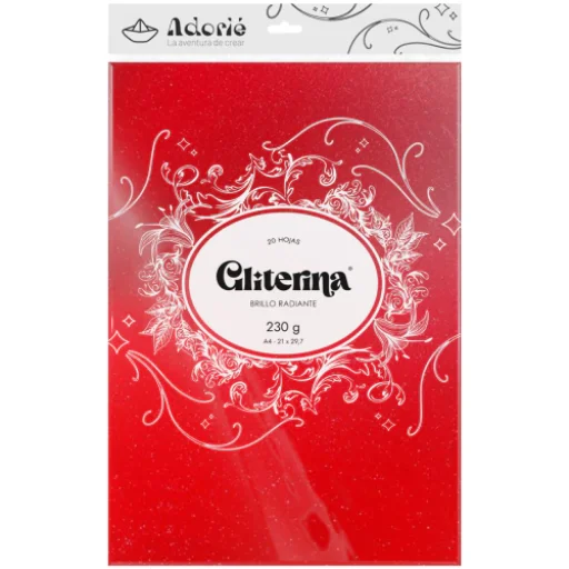 Papel Gliterina A4 230 grs en varios colores - imagen 8