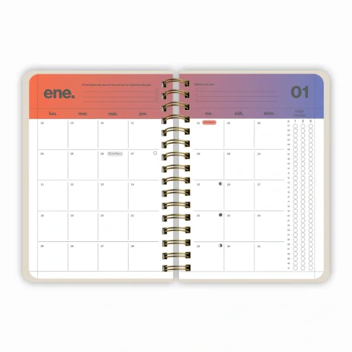 PREVENTA AGENDA 2027 - PLANNING A5 SEMANAL - ENERGY ORANGE - imagen 5