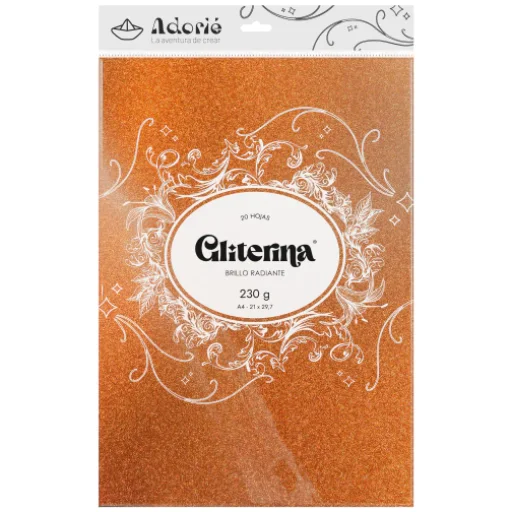 Papel Gliterina A4 230 grs en varios colores - imagen 7