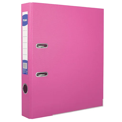 BIBLIORATO TRAMA FORRADO PVC A4 LOMO ANGOSTO V/COLORES