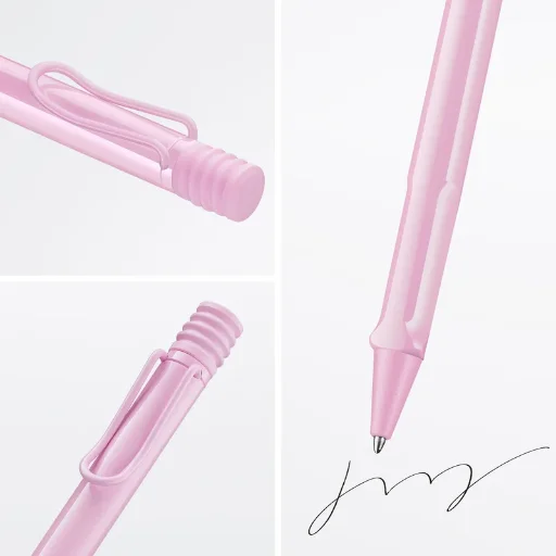Lapicera Bolígrafo Lamy Safari Ed Limitada Deelite Tinta Negro Exterior Light Rose