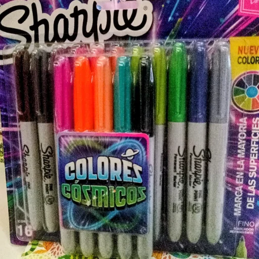 Marcadores Sharpie Fino X16 Colores Cósmicos