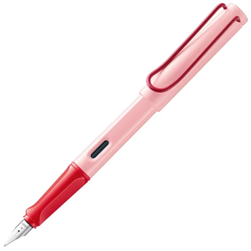 Pluma Estilografica Lamy Safari Escritura Tinta Azul Exterior Cherry Blossom