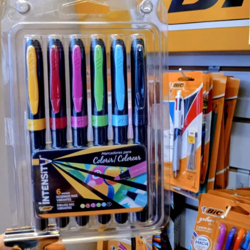 Marcadores De Colores Bic Intensity  X 6 Unidades
