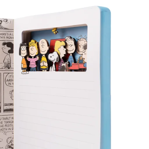 CUADERNO MOOVING MAGIC LAYERS SNOOPY X 70 HJS RAYADO (1260134) - imagen 3