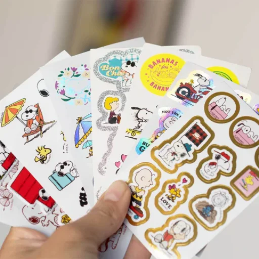 Stickers Wero 8 planchas en lata Snoopy ARTwe4406