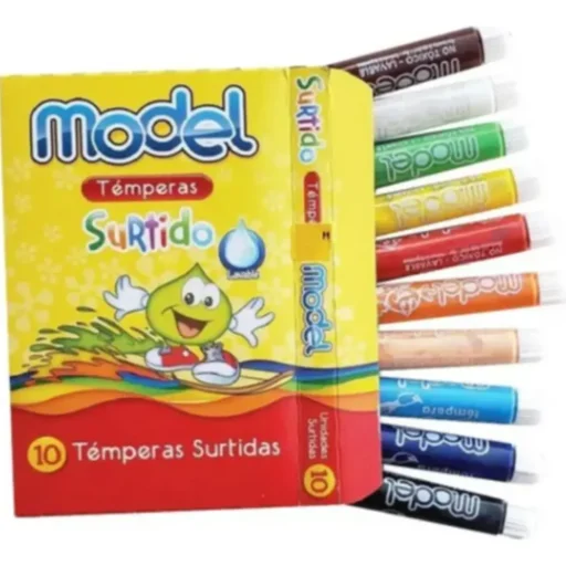 Tempera Model Caja X 10 Colores Surtidos - imagen 2