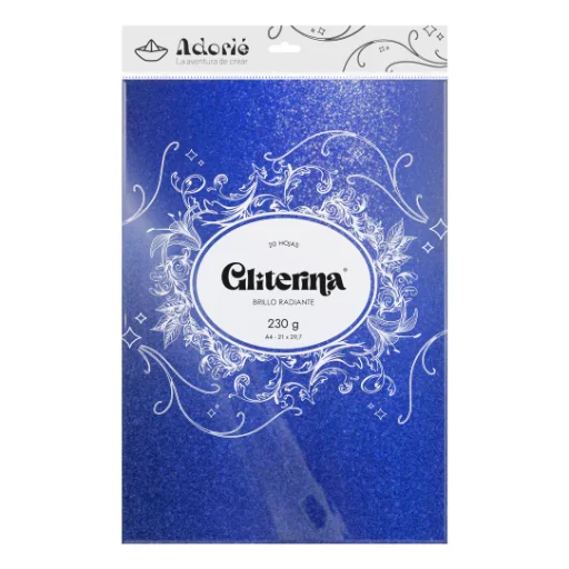 Papel Gliterina A4 230 grs en varios colores - imagen 4