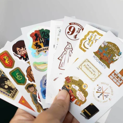 Stickers Wero 8 planchas en lata Harry potter ARTwe4405