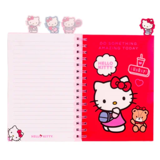 CUADERNO CON SEPARADORES MOOVING - HELLO KITTY - A5 - imagen 2