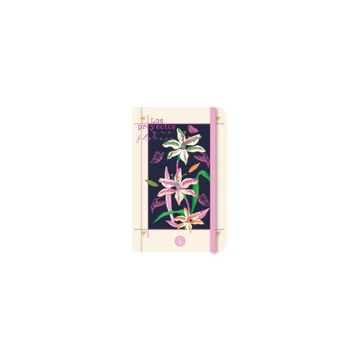 Libreta Reysa binder con elástico 9,5 x 14,5 cm 80 hojas rayadas eco Chic - imagen 2
