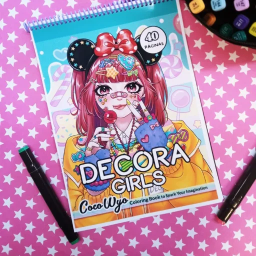 Libro para colorear A4 ideal para Marcadores al alcohol o pinturas Acrílicas
