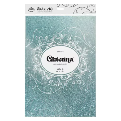 Papel Gliterina A4 230 grs en varios colores - imagen 6