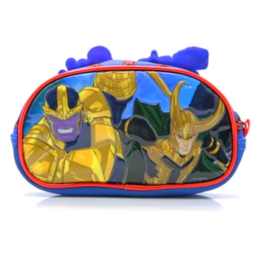 Cartuchera Un Cierre Avengers 3d De Cresko Sp864 Color Multicolor - imagen 4