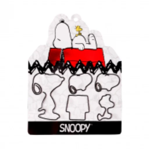 CLIP MOOVING C/FORMA SNOOPY X 5 U. - imagen 2