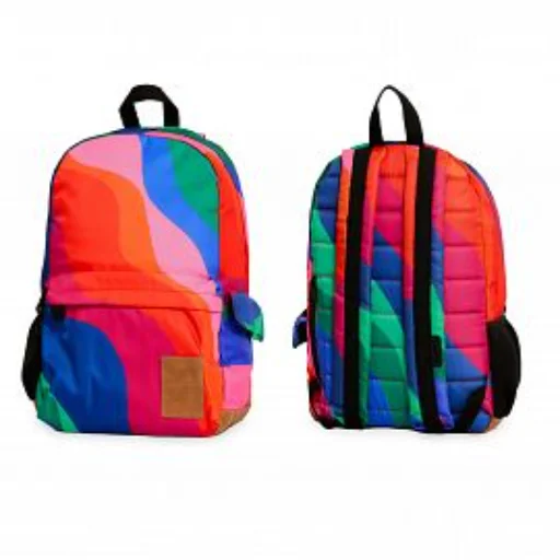 Mochila Mooving Baires Modelos 20 Litros Color Rainbow Diseño De La Tela Lisa