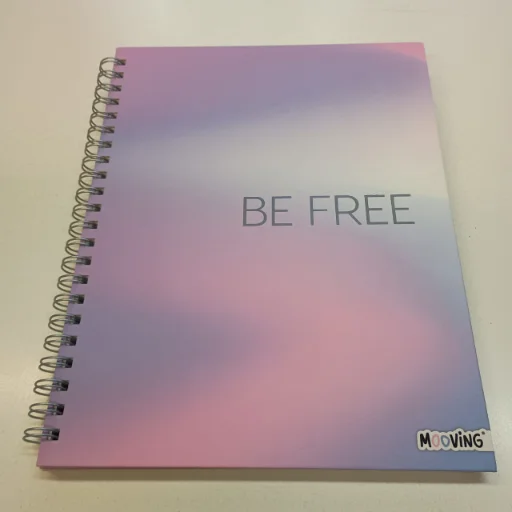 Cuaderno Mooving A4 Espiral Tapa Dura Pastel 96 Hojas - imagen 2
