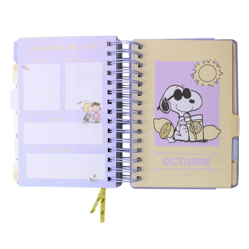 PREVENTA 2027 AGENDA MOOVING SNOOPY C/ESP. DIARIA 14 X 20 CM. (1404134) - imagen 2
