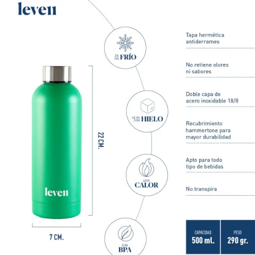 Botella Leven Original Vibrant 500 ml FROG - imagen 3