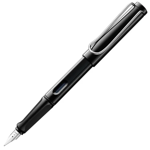 Pluma Estilográfica Lamy Safari Negro Color de la Tinta Azul