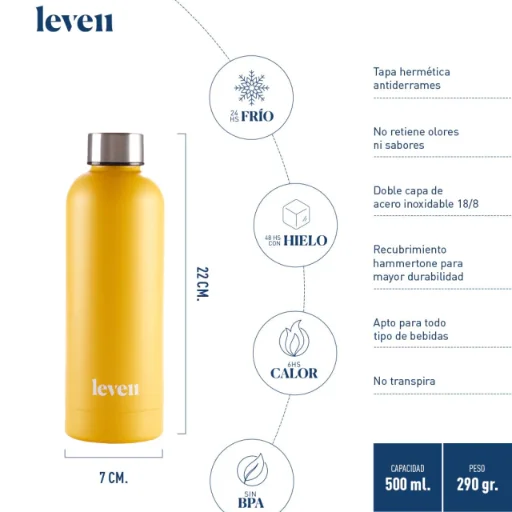 Botella Leven Original Chromatic 500 ml SUN - imagen 2
