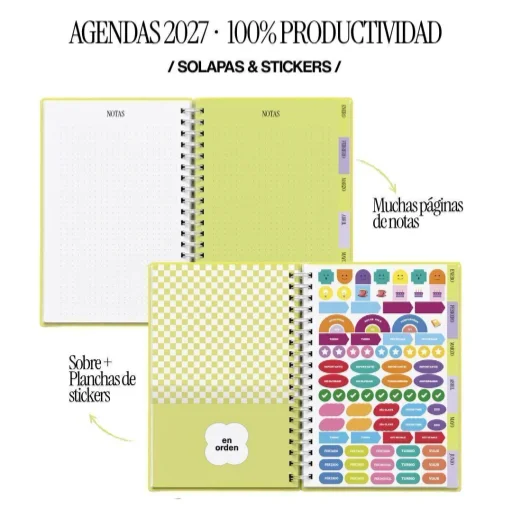 PREVENTA Agenda 2027 Semanal Productividad Medianoche - imagen 5