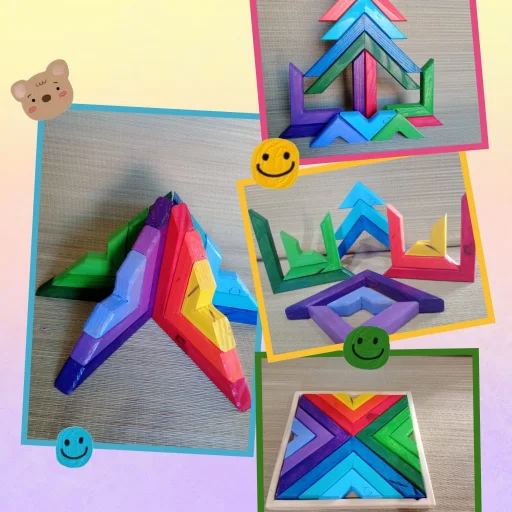 Rompe Cabezas Arco Iris Waldorf