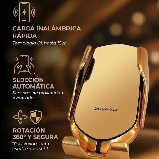 SOPORTE DE CELULAR CARGA AUTOMATICA