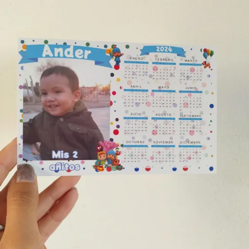 Calendarios souvenir papel fotografico