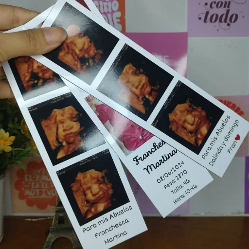 Tiras de fotos imantadas