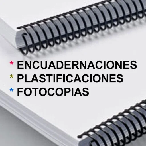 Fotocopias, anillados y plastificados