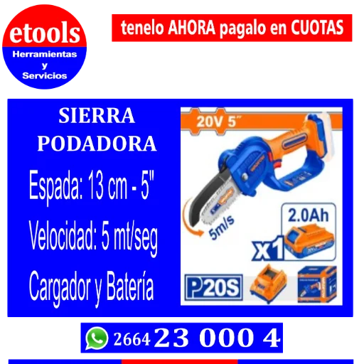 Sierra Podadora a BATERÍA
