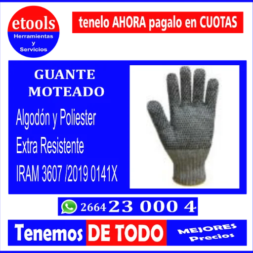 GUANTE MOTEADO extraResistente