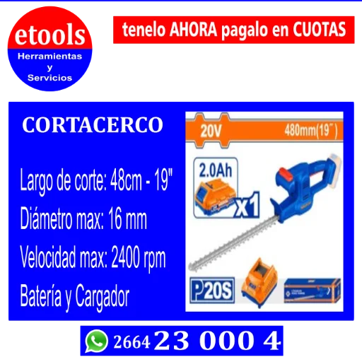 Cortacerco a batería