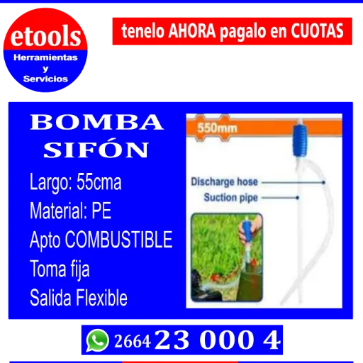 Bomba Sifón (combustible)