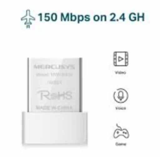 Adaptador Mercusys MW150US USB Nano 150Mbps - imagen 3