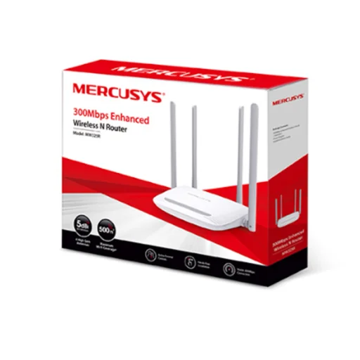 Router Mercusys MW325r 300Mbps 4 antenas