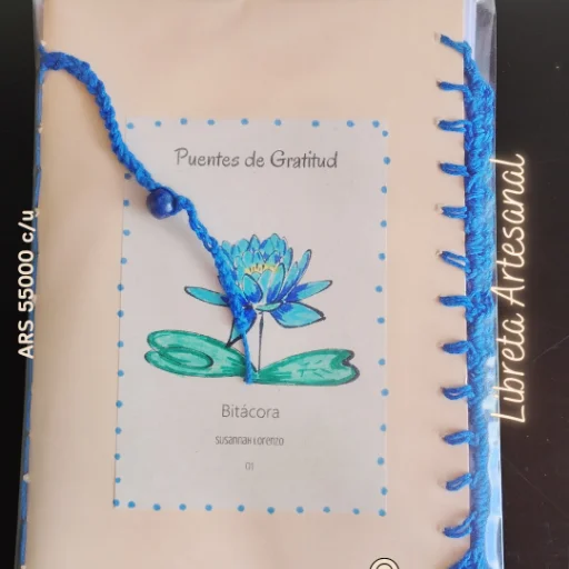 Libreta Artesanal - Bitácora de Gratitud