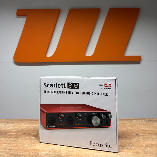 Placa de Audio - Focusrite Scarlett 8i6