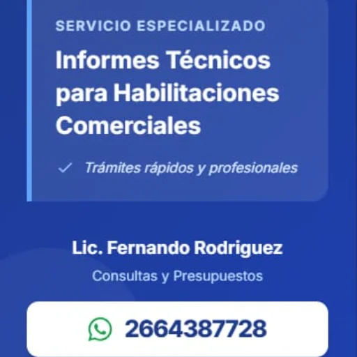 Informes técnicos pará habilitación comercial