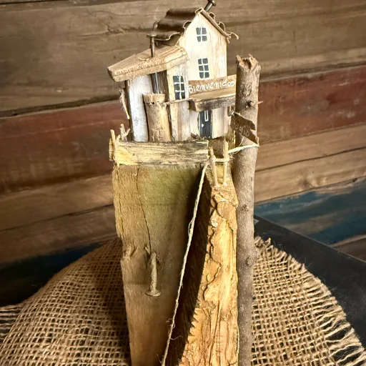 Casita Decorativa y Portasahumerio – Modelo Lana