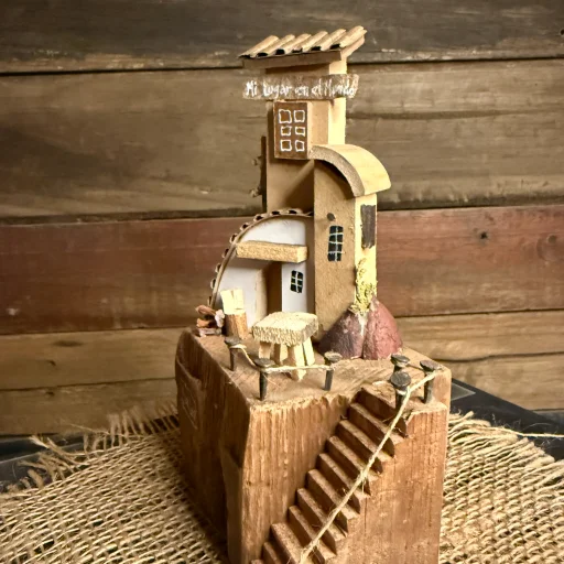 Casita Decorativa y Portasahumerio - Modelo Zara - imagen 4